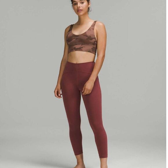 Lululemon Align brown reversible camouflage sport bra size 8. NWOT - Picture 5 of 16
